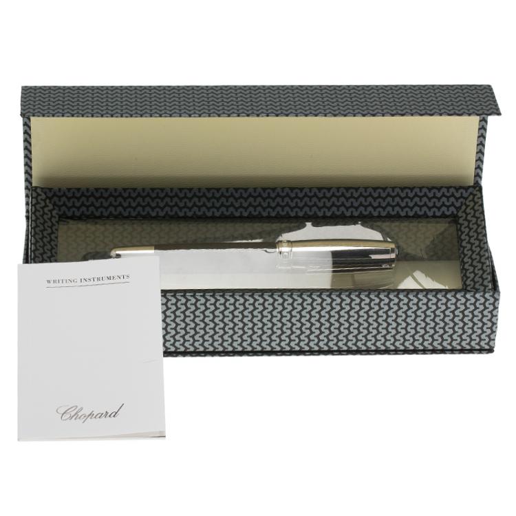 Pre Owned Chopard Palladium Plated Racing Rollerball Pen 