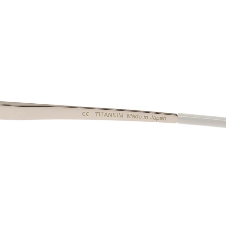 Pre Owned Chopard Silver and White SCHA12 Aviators