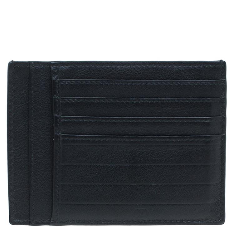 Vertical Wallet Beige and Black Dior Oblique Jacquard  DIOR