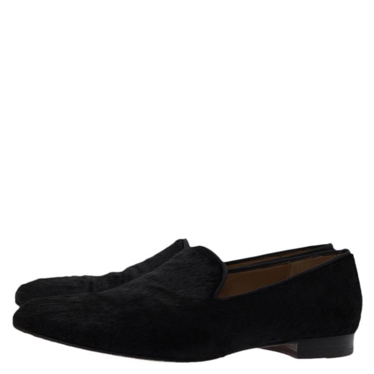 black calf hair shoes