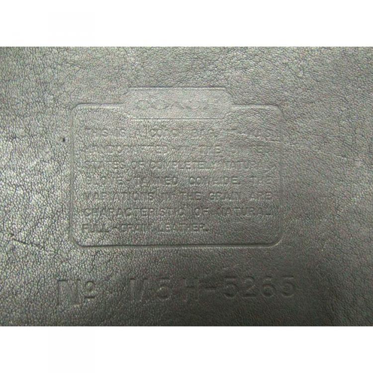 Pre Owned Coach Black Leather Business Briefcase