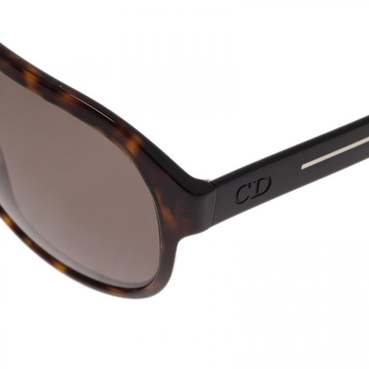Pre Owned Dior Homme Tortoise Black Tie Aviators