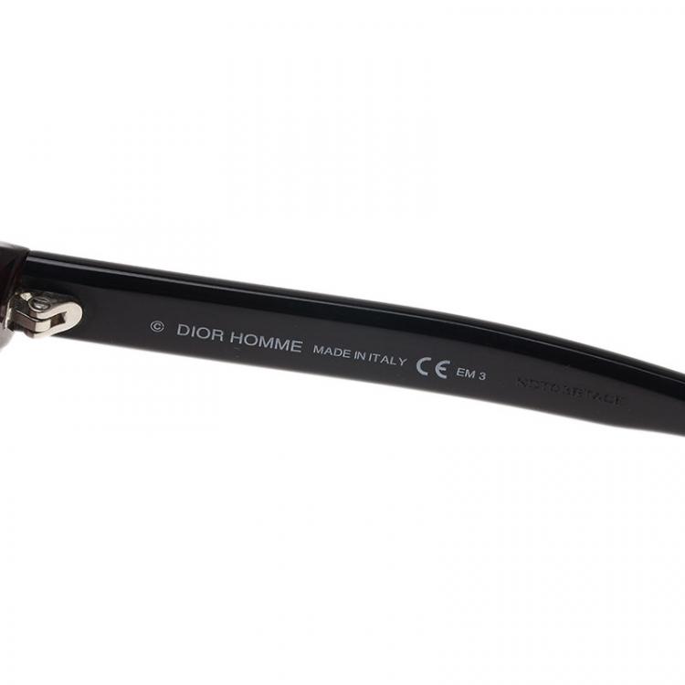 Pre Owned Dior Homme Tortoise Black Tie Aviators