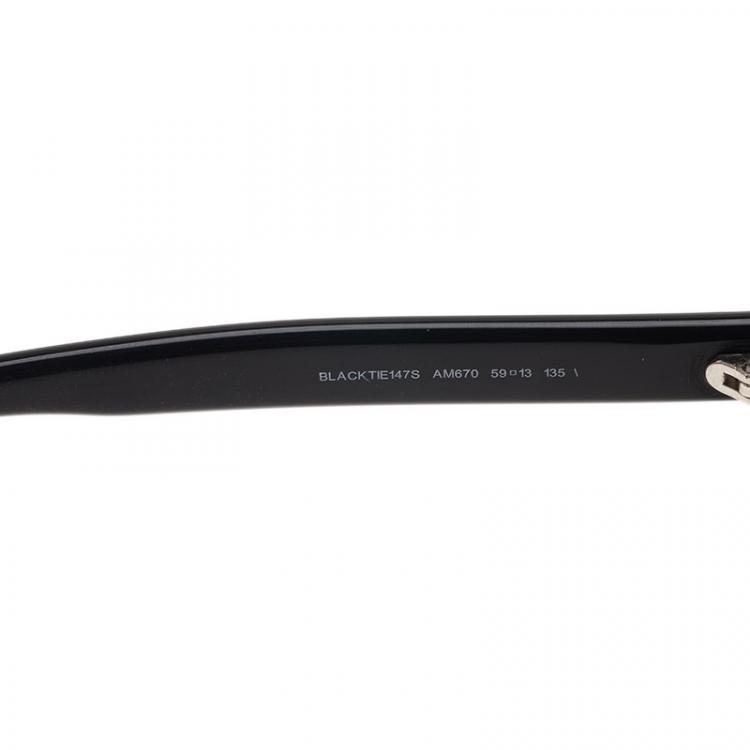 Pre Owned Dior Homme Tortoise Black Tie Aviators