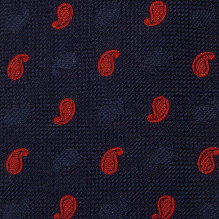 Pre Owned Dior Navy Blue Apostrophe Printed Silk Tie