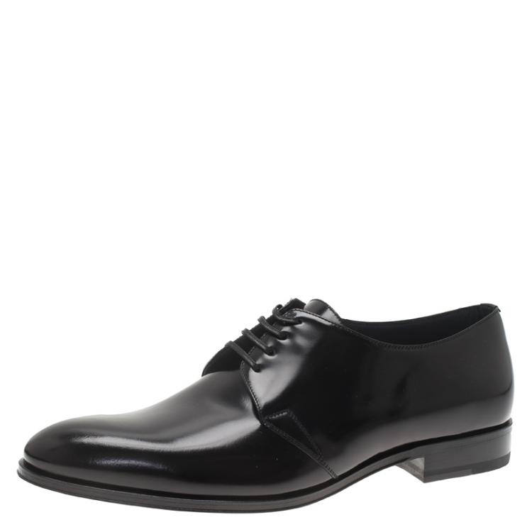 Dior Black Patent Lace Up Derby Size 42 Dior | The Luxury Closet