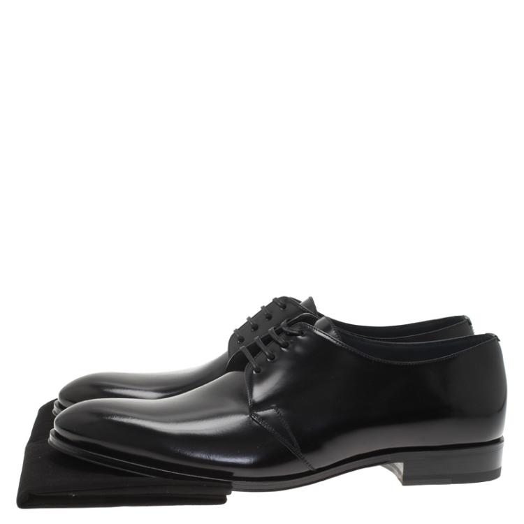 Dior Black Patent Lace Up Derby Size 42 Dior | The Luxury Closet