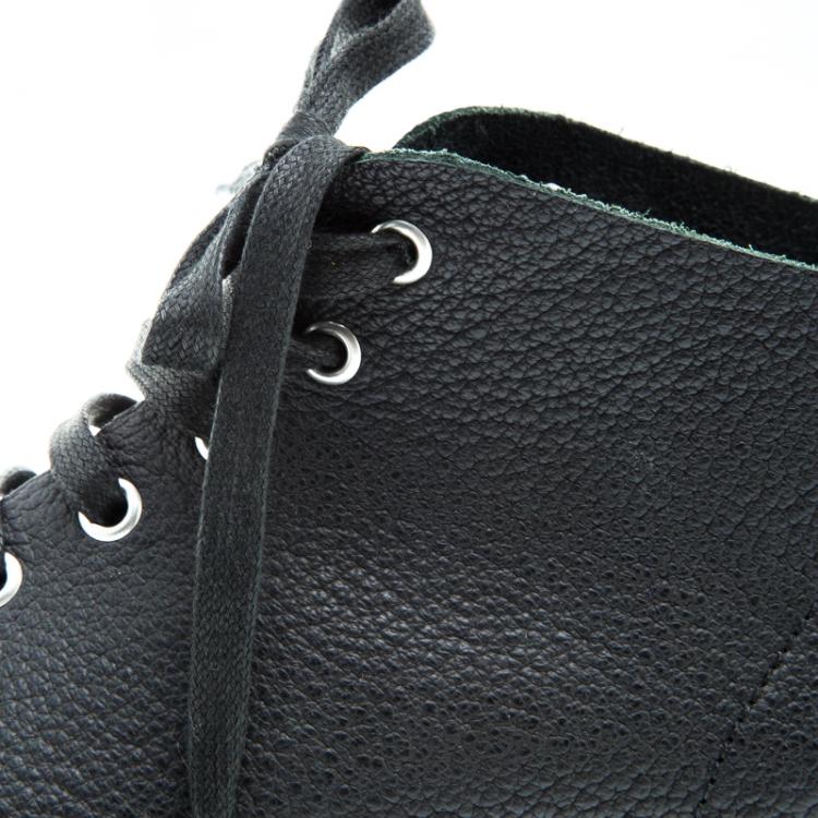 Pre Owned Dior Homme Black Leather High Top Sneakers Size 42