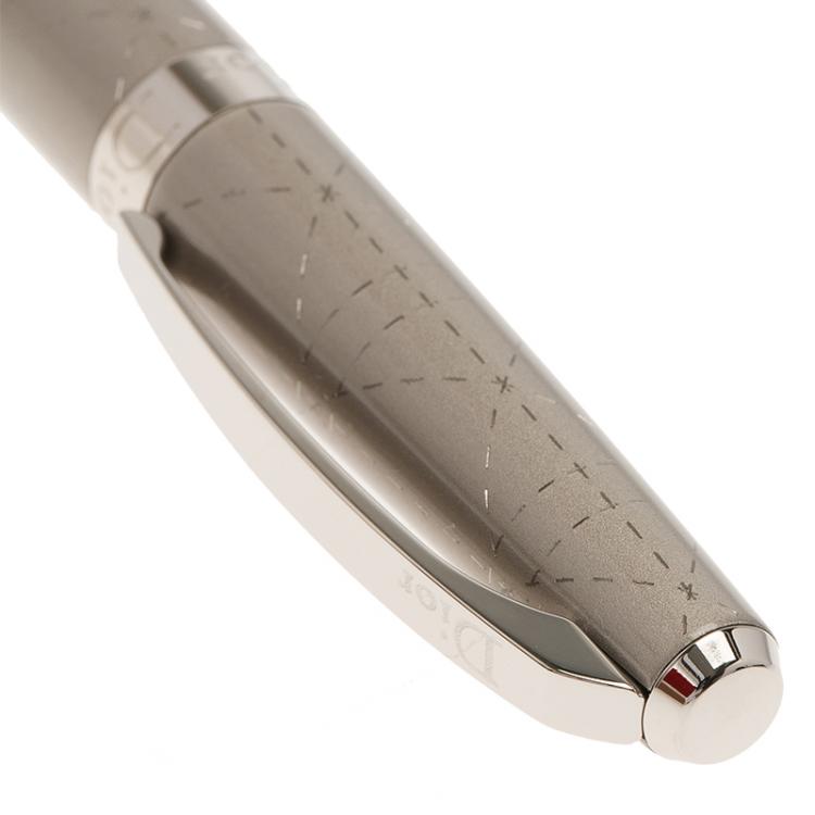 Pre Owned Dior Grey Classic Ballpoint Pen