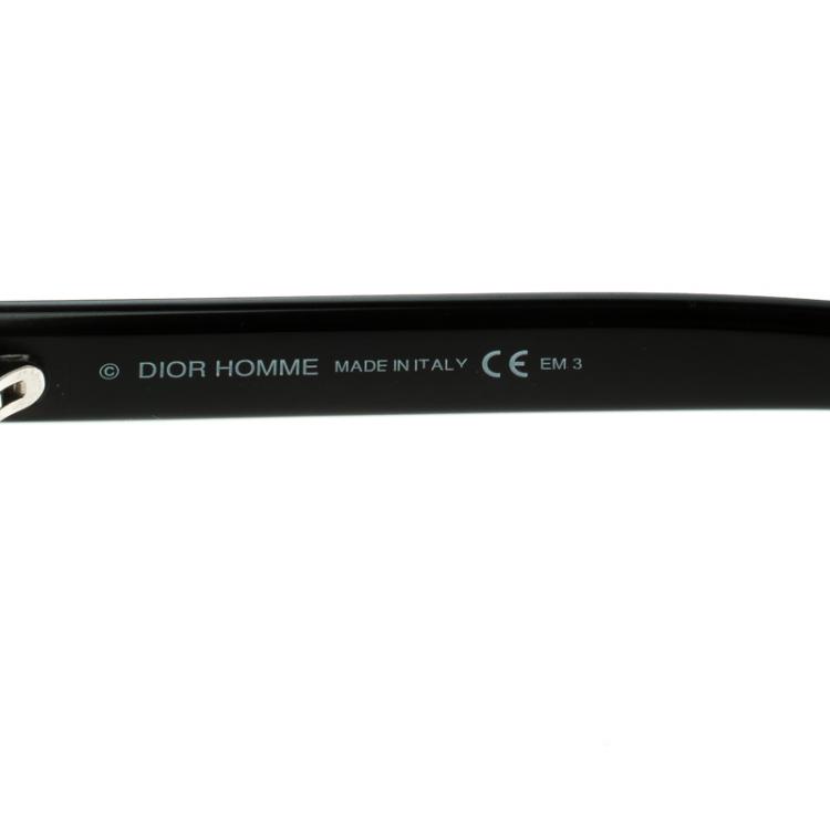 Pre Owned Dior Homme Blacktie 143S Reflective Aviator Sunglasses