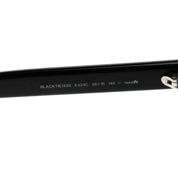 Pre Owned Dior Homme Blacktie 143S Reflective Aviator Sunglasses