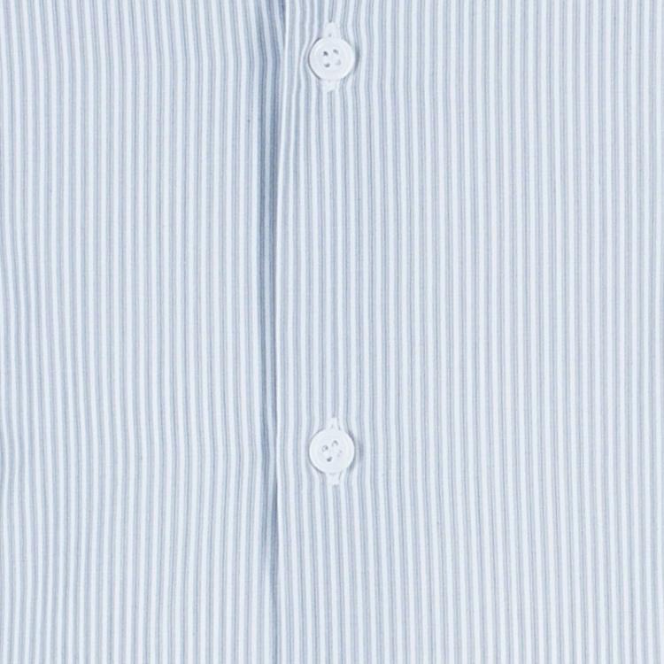 Pre Owned Dior Men's Gray Striped Contrast Collar Shirt S