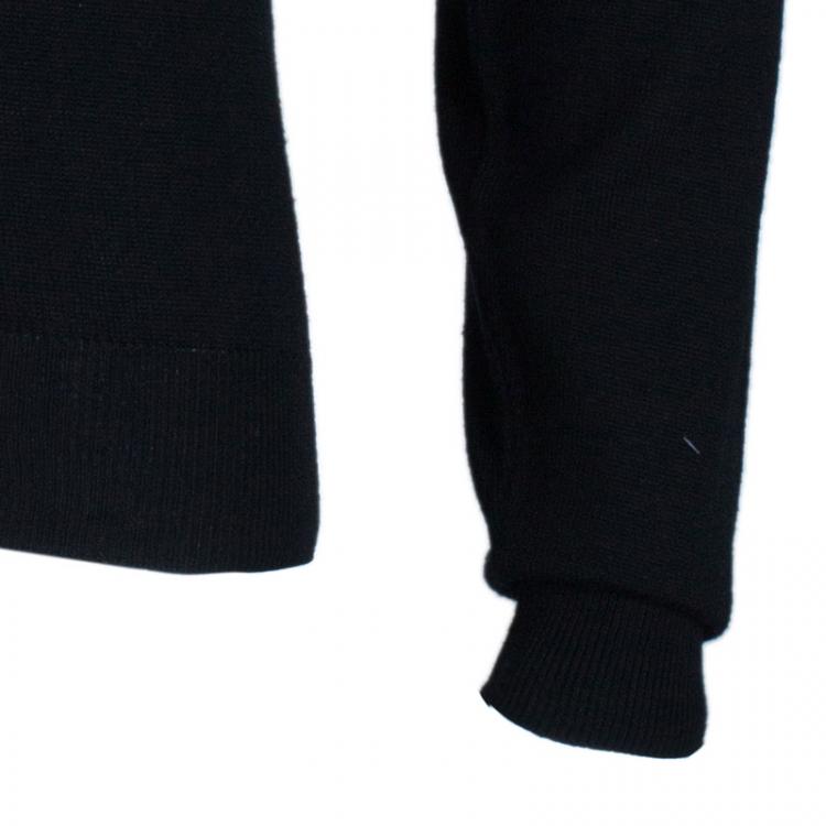 Pre Owned Dior Men's Black Button Down Cardigan S