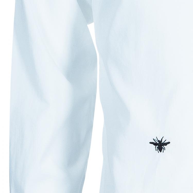 Pre Owned Dior Men's White Cotton Shirt S