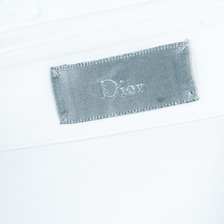 Pre Owned Dior Men's White Cotton Shirt S