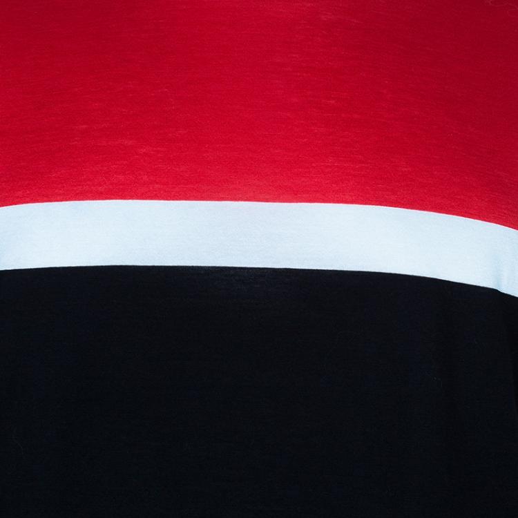 Pre Owned Dior Men's Colorblock Cotton T-Shirt XL