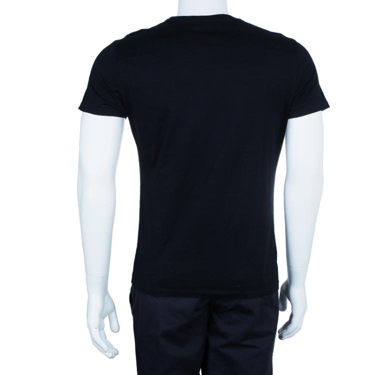 مملوكة مسبقًا Dior Men's Black and White T-Shirt S