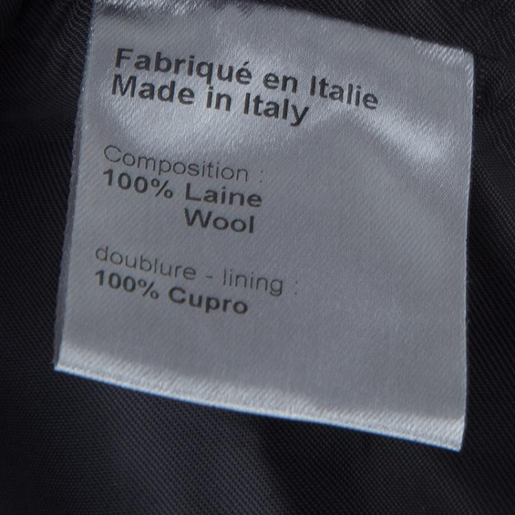 Pre Owned Dior Black Satin Waistcoat L