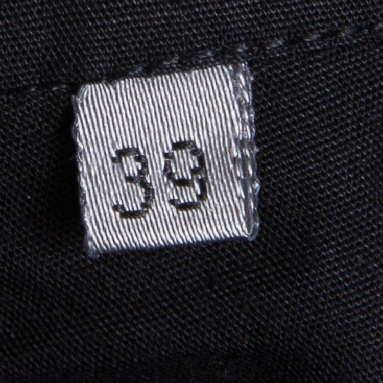 مملوكة مسبقًا Dior Black Cotton Asymmetric Cape Collar Detail Shirt S