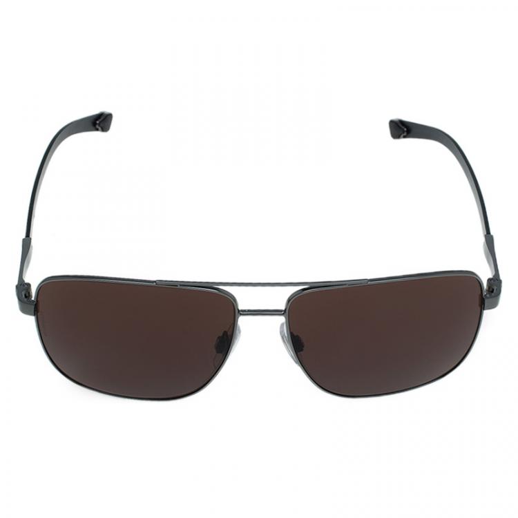 Pre Owned Dolce and Gabbana Silver 2139 Aviators 