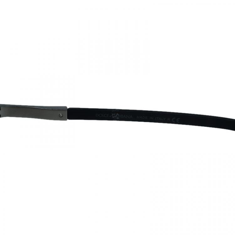 Pre Owned Dolce and Gabbana Silver 2139 Aviators 