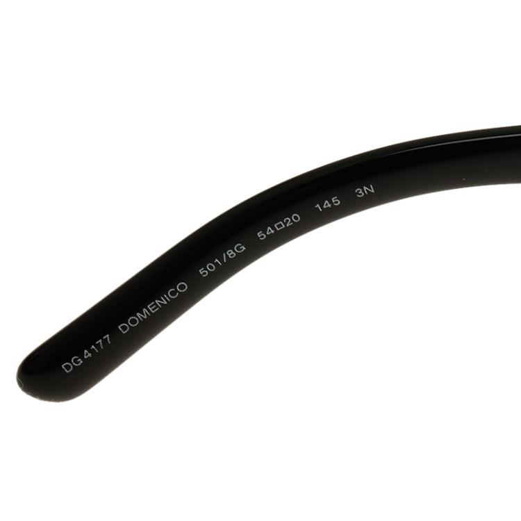 Pre Owned Dolce and Gabbana Black 4177 Domenico Wayfarers