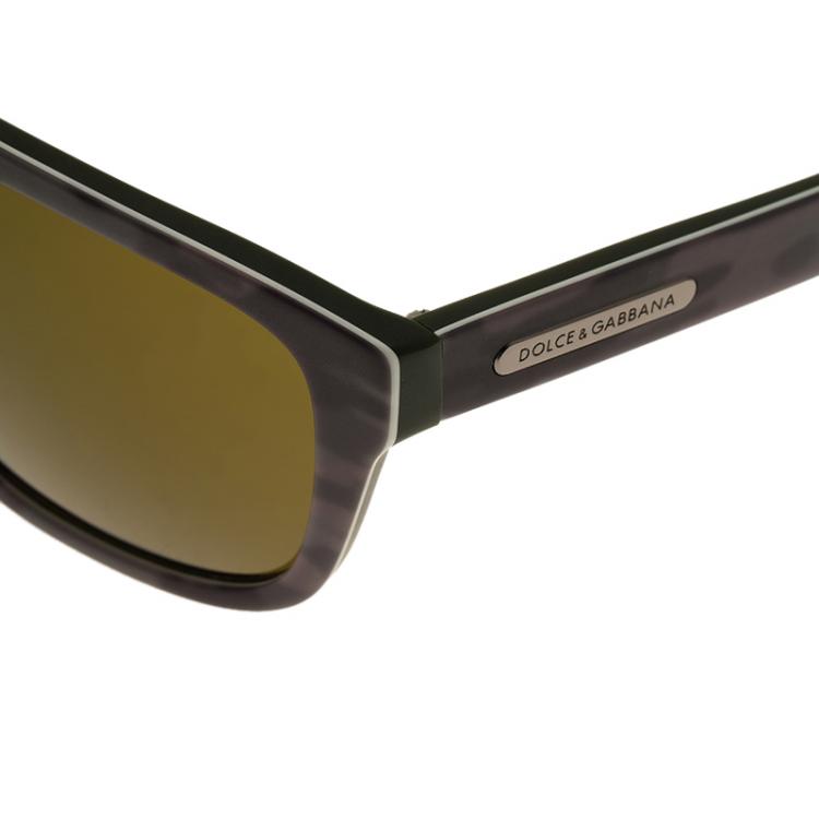 Pre Owned Dolce and Gabbana Grey DG4222 Wayfarers