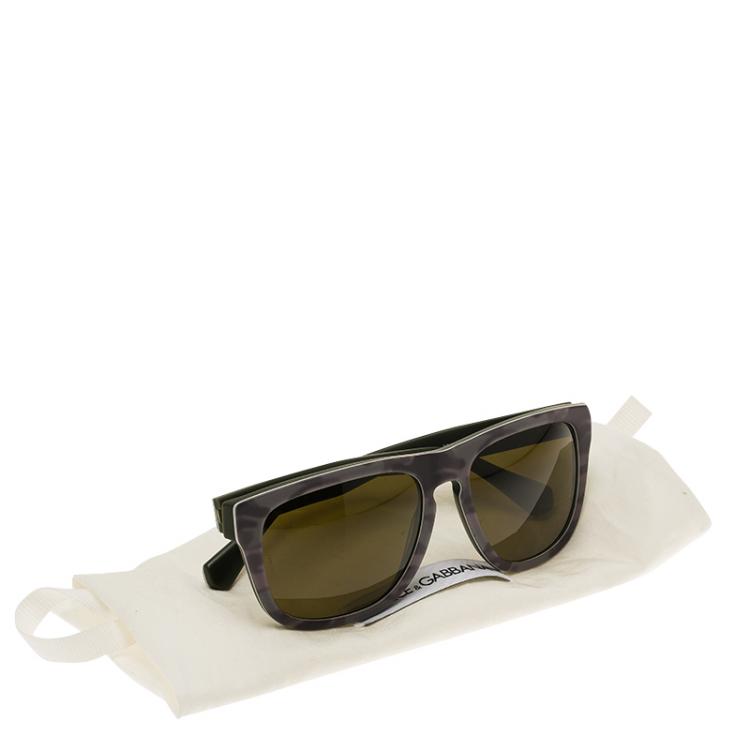 Pre Owned Dolce and Gabbana Grey DG4222 Wayfarers