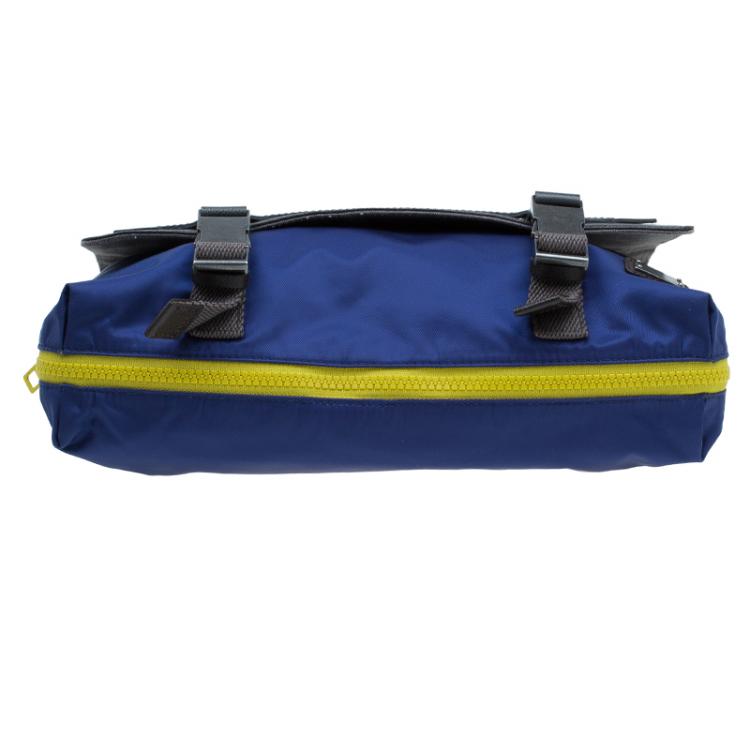 Pre Owned Dolce and Gabbana Multicolor Nylon and Canvas Etna Messenger Bag