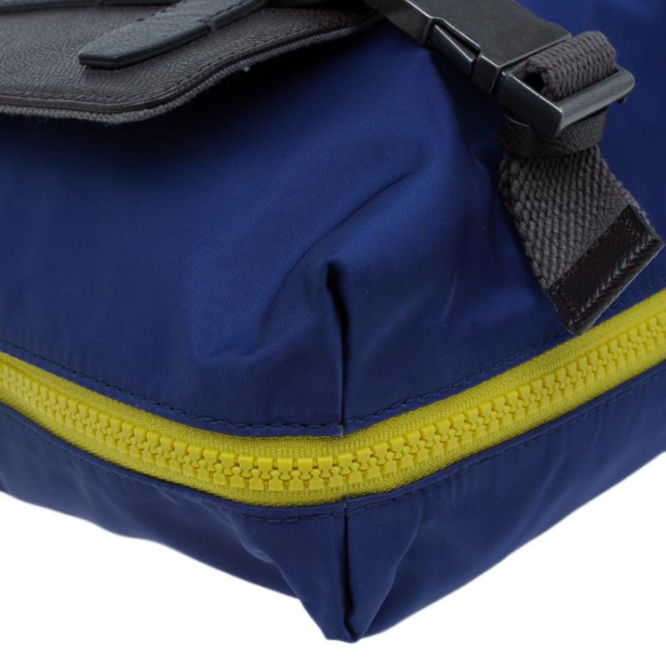 Pre Owned Dolce and Gabbana Multicolor Nylon and Canvas Etna Messenger Bag