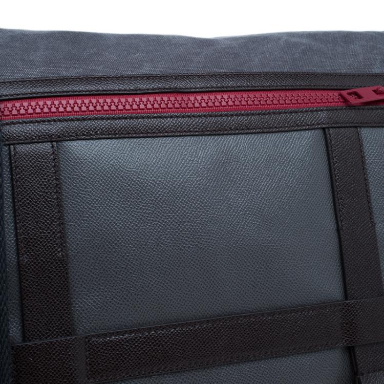 Pre Owned Dolce and Gabbana Multicolor Nylon and Canvas Etna Messenger Bag