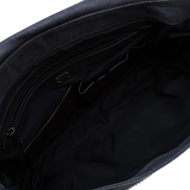 Pre Owned Dolce and Gabbana Multicolor Nylon and Canvas Etna Messenger Bag