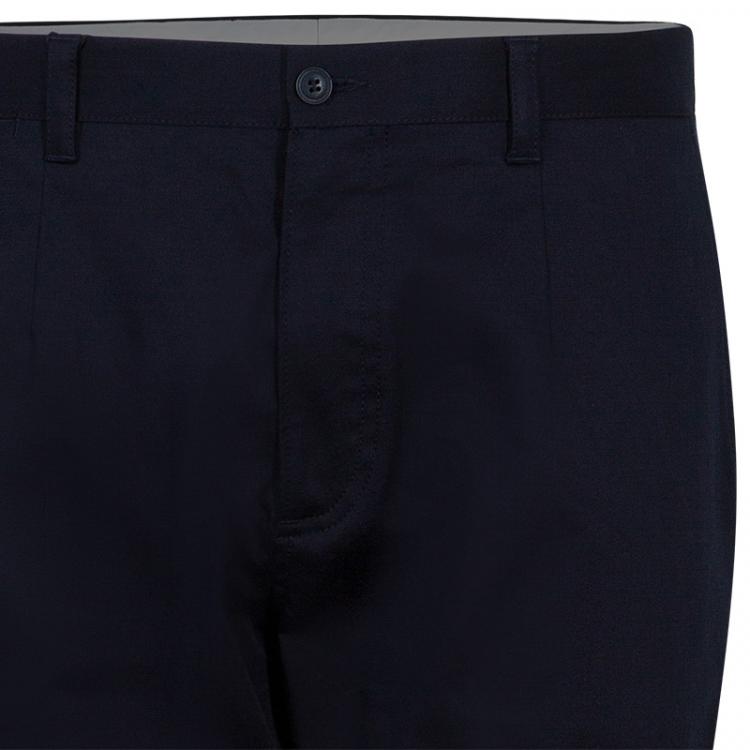 Pre Owned Dolce and Gabbana Navy Blue Athletic Pants M