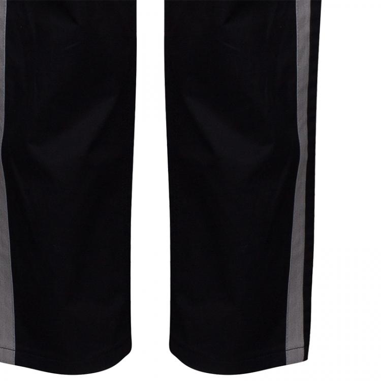 Pre Owned Dolce and Gabbana Black Athletic Pants M