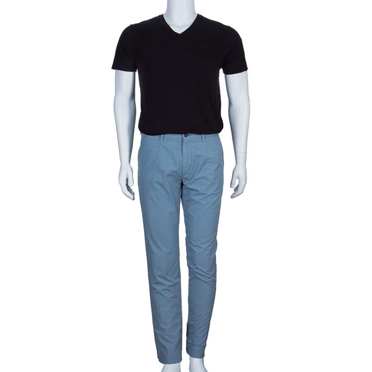 Pre Owned Dolce and Gabbana Grey Tailored Trousers S