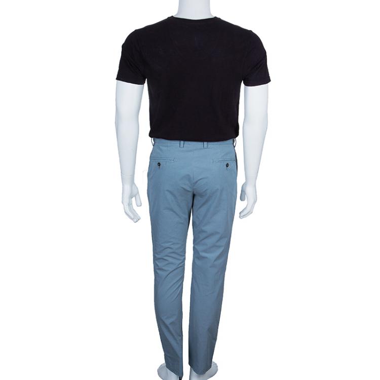 Pre Owned Dolce and Gabbana Grey Tailored Trousers S