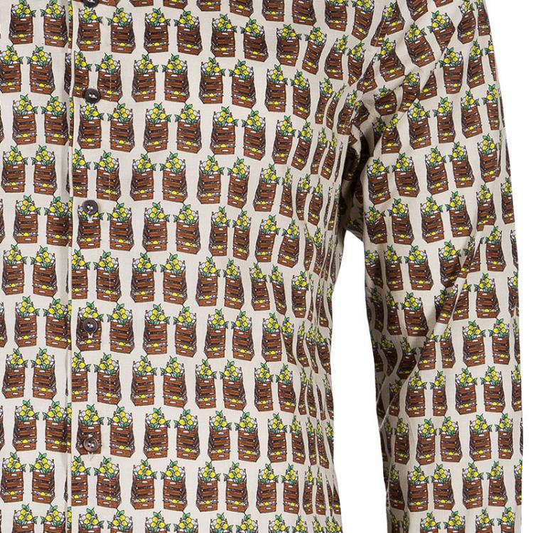Pre Owned Dolce and Gabbana Basket Print Shirt L