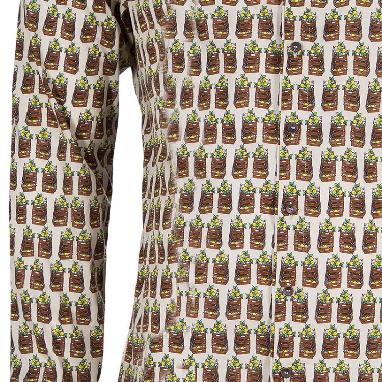 Pre Owned Dolce and Gabbana Basket Print Shirt L