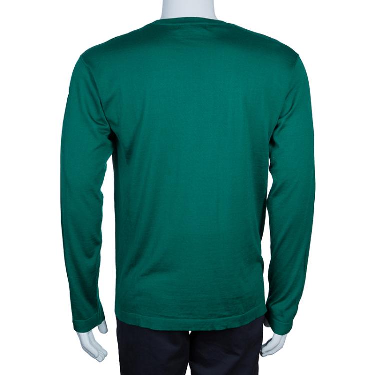 مملوكة مسبقًا Dolce and Gabbana Green Knit Sweater M