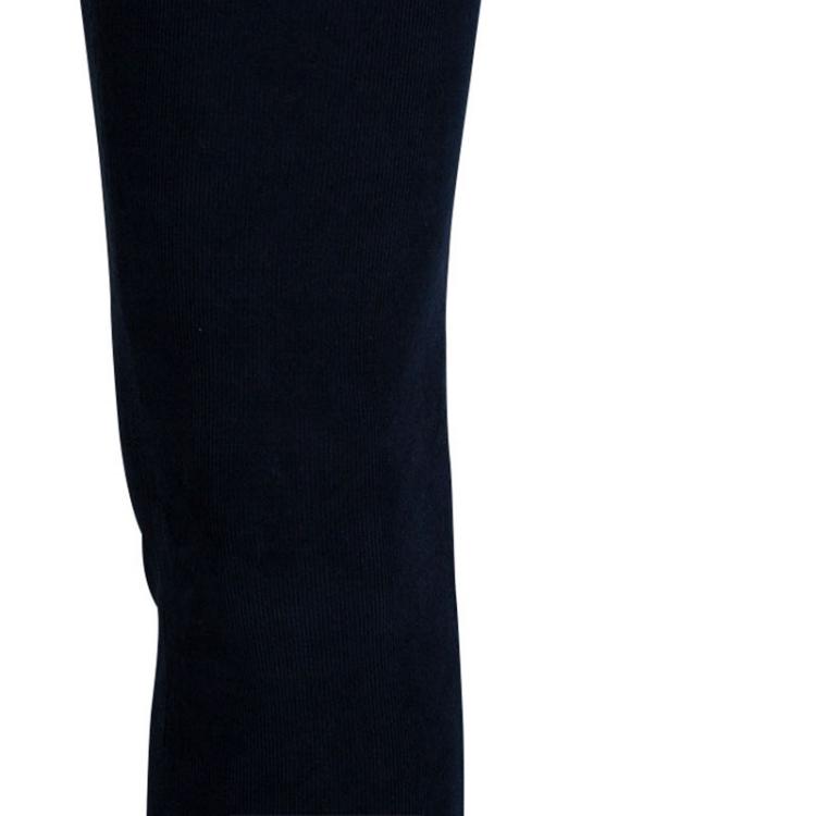 مملوكة مسبقًا Dolce And Gabbana Navy Blue Corduroy Trousers S