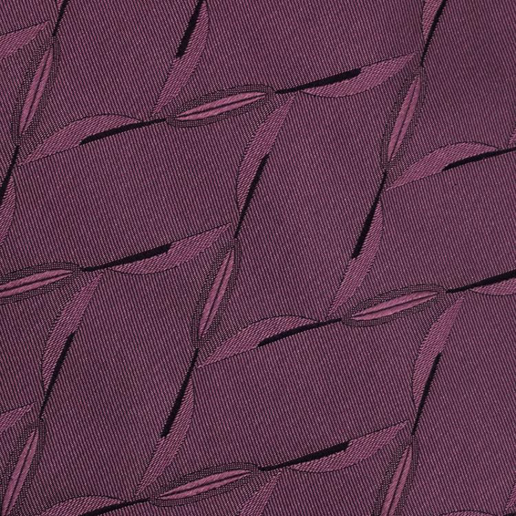 Pre Owned Dolce and Gabbana Purple Patterned Silk Tie