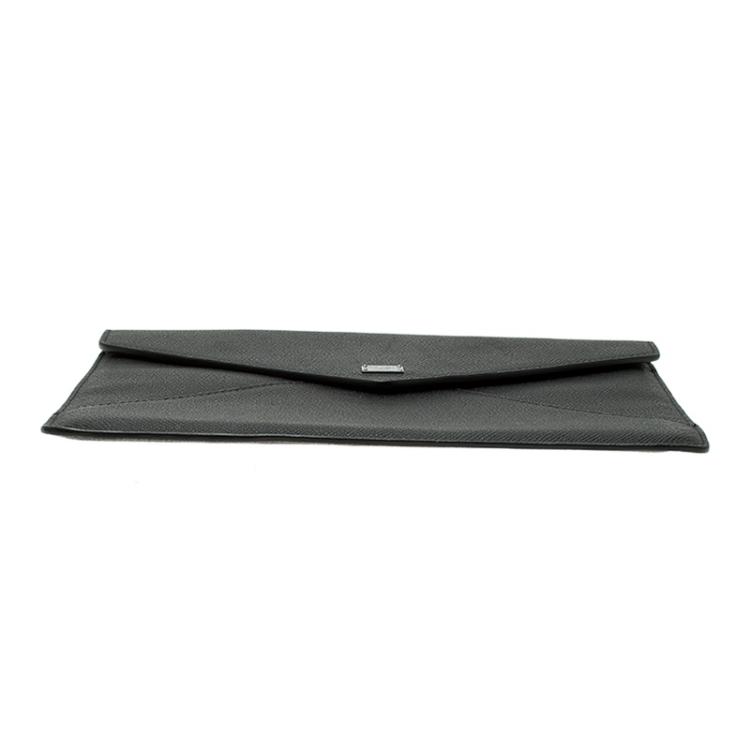 Pre Owned Dolce and Gabbana Black Leather iPad Envelope Case