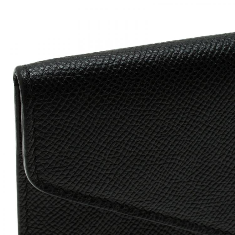 Pre Owned Dolce and Gabbana Black Leather iPad Envelope Case