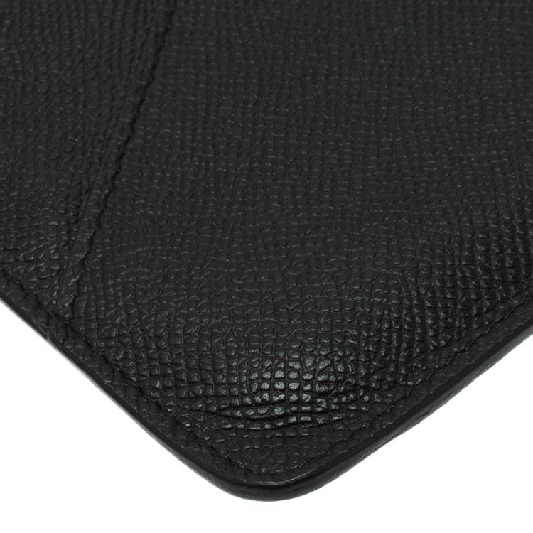 Pre Owned Dolce and Gabbana Black Leather iPad Envelope Case