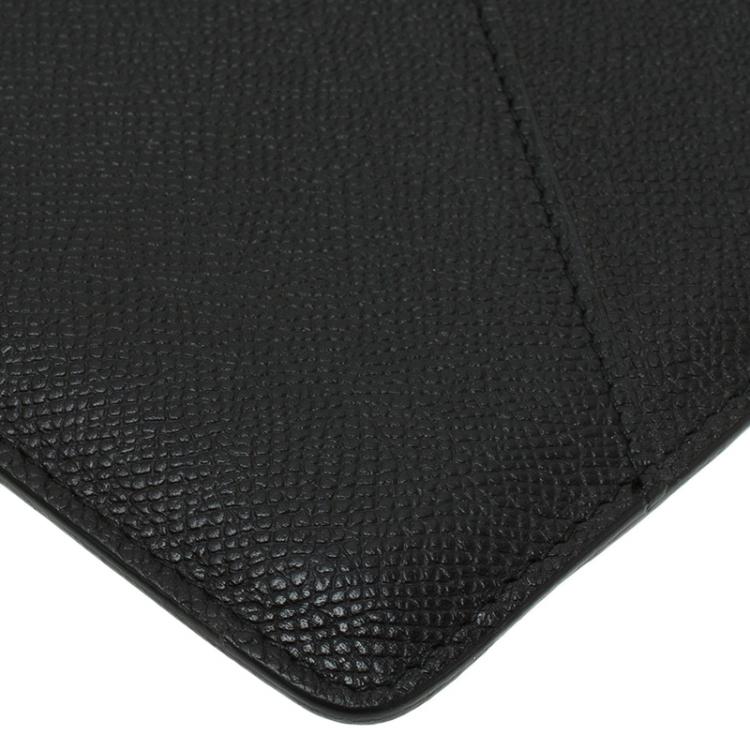 Pre Owned Dolce and Gabbana Black Leather iPad Envelope Case