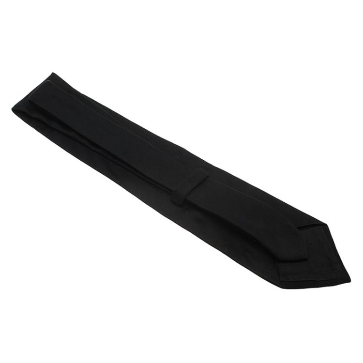 Pre Owned Dolce and Gabbana Black Silk Tie