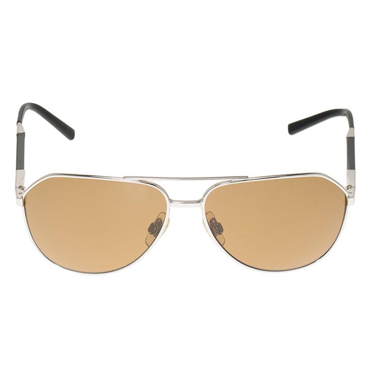 Dolce and Gabbana DG 2073K White Gold Plated Aviators Dolce 