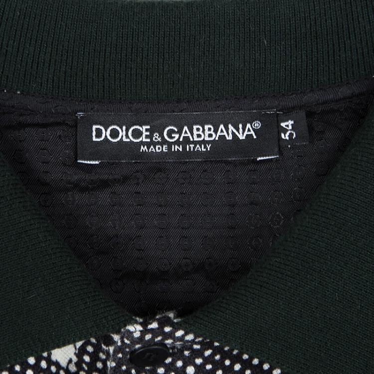 Pre Owned Dolce and Gabbana Multicolor Sicilian Mambo Print Polo T-Shirt XXL