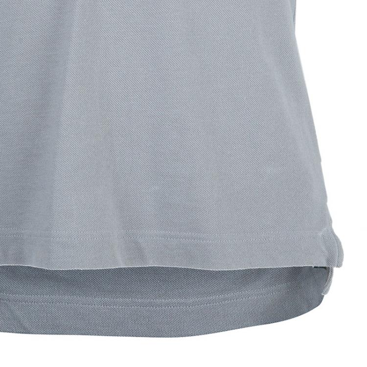 Pre Owned Dolce and Gabbana Men's Grey Cotton Polo Shirt M