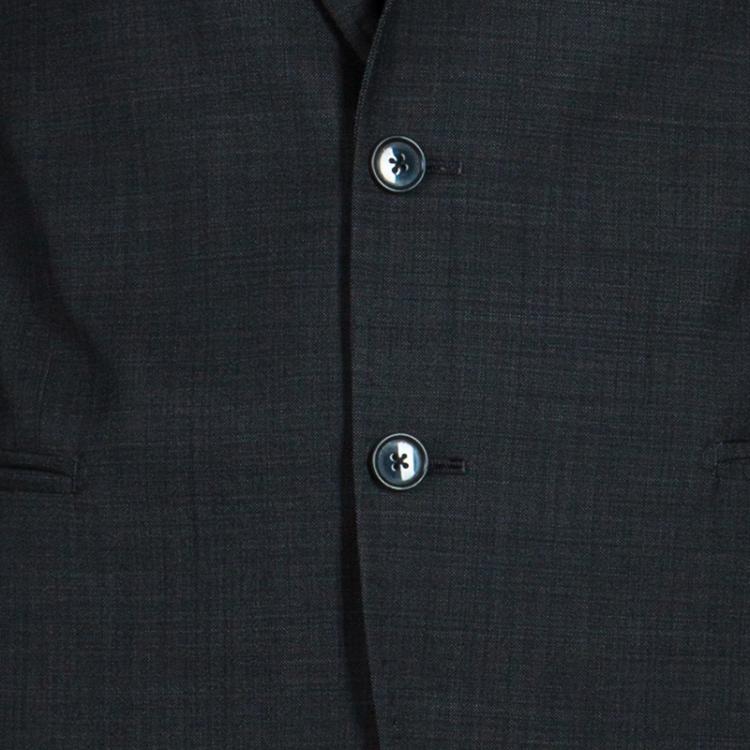 Pre Owned Dolce and Gabbana Men's Grey Wool Suit L